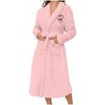 Warmer Fleece-Bademantel - Vignette | Ava-Paris