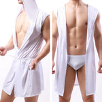 Men's short bathrobe - Vignette | Ava-Paris