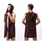 Men's short bathrobe - Vignette | Ava-Paris