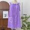 Peignoir éponge violet