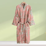 Women's cotton bathrobe - Vignette | Ava-Paris