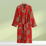 Women's cotton bathrobe - Vignette | Ava-Paris
