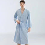 Men's honeycomb bathrobe - Vignette | Ava-Paris