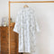 Peignoir kimono coton blanc
