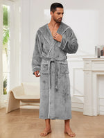 Herren-Fleece-Bademantel - Vignette | Ava-Paris