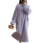 Peignoir long femme - Vignette | Ava-Paris