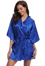 Peignoir satin femme - Vignette | Ava-Paris