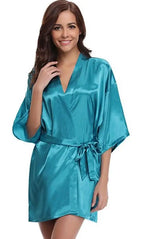 Peignoir satin femme - Vignette | Ava-Paris