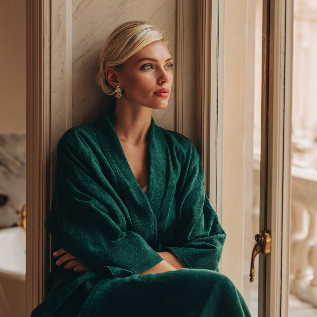 Peignoir femme luxe