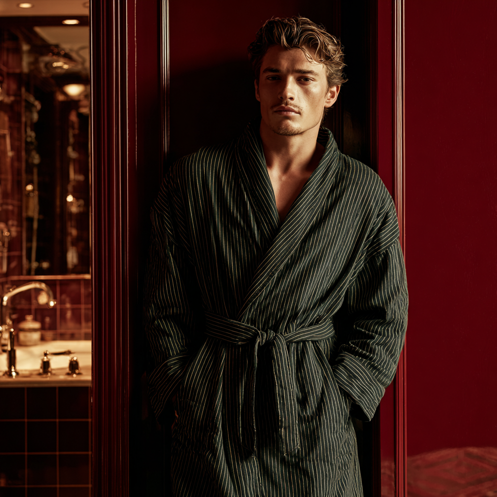 Peignoir homme luxe