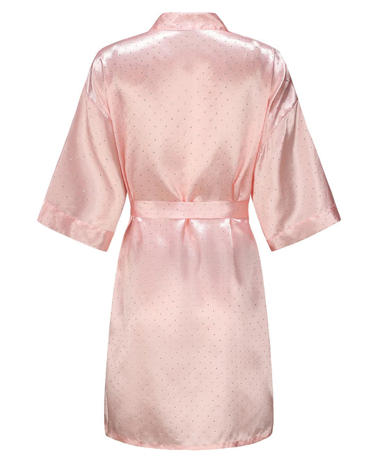 Dos du peignoir accueil client 