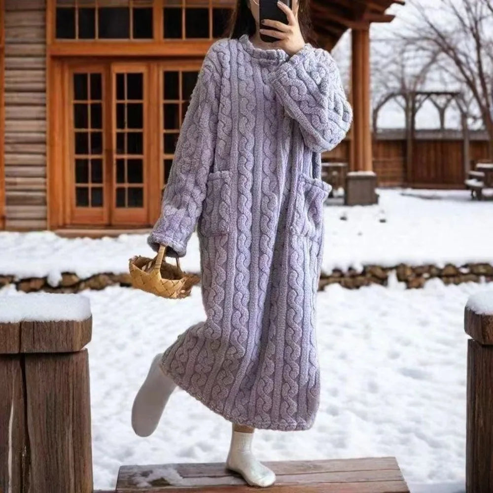 Peignoir Ultra-Doux violet