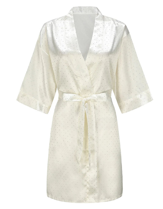 Peignoir accueil client blanc