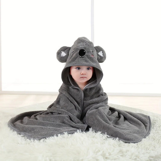 Peignoir bébé chaud gris kola
