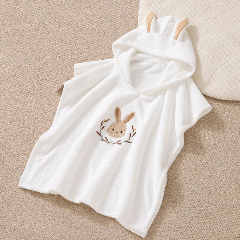 Peignoir bébé hiver lapin
