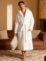 Peignoir blanc homme - Vignette | Peignoirs