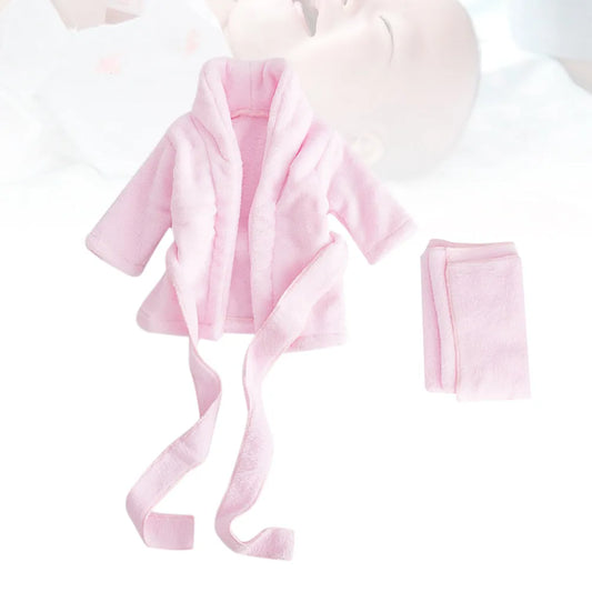 Peignoir cadeau bébé rose