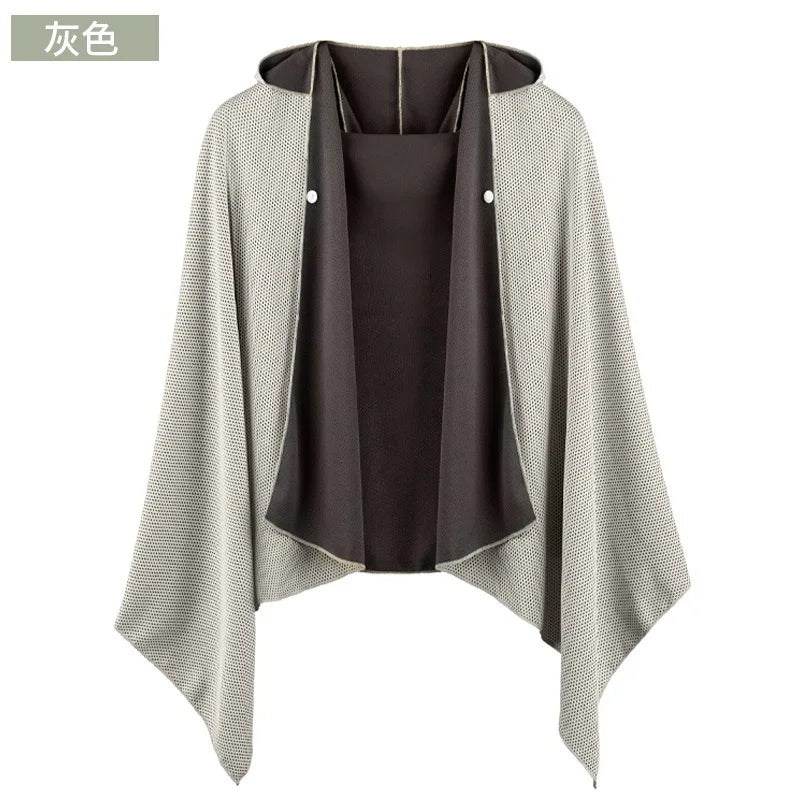 Peignoir camping gris