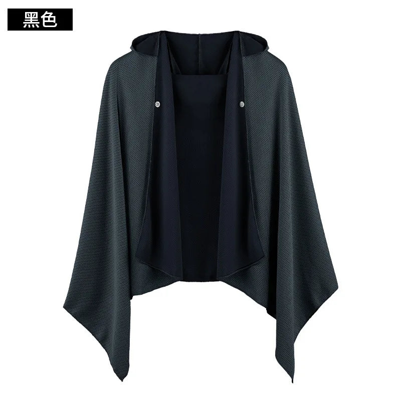 Peignoir camping noir