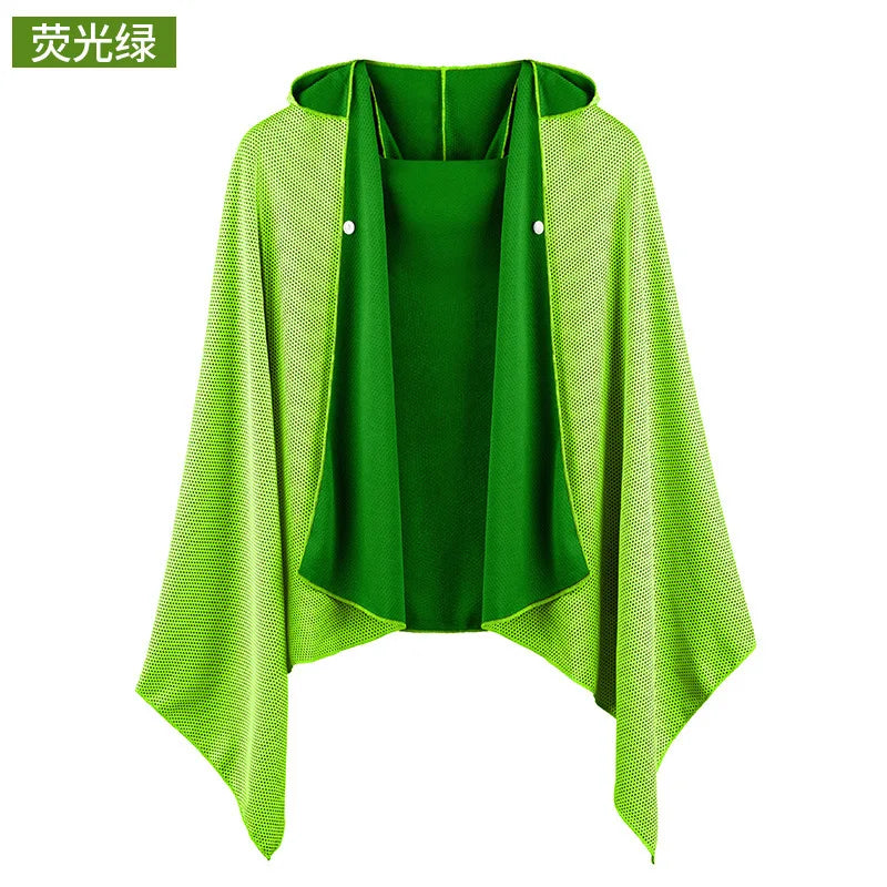 Peignoir camping vert