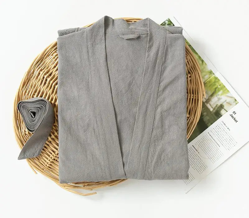 Peignoir écologique gris