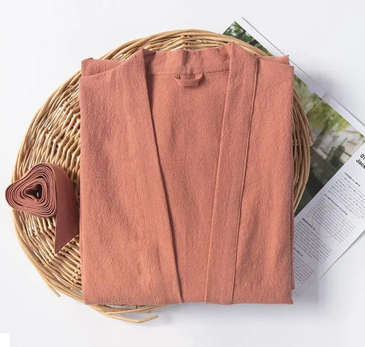 Peignoir écologique rouge