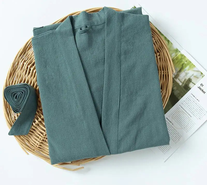 Peignoir écologique vert