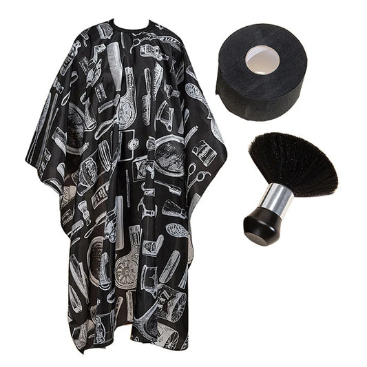 Peignoir de coiffeur noir