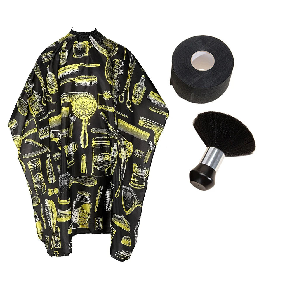 Peignoir de coiffeur vert