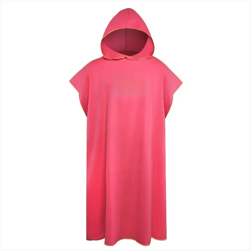 Peignoir en microfibre rouge