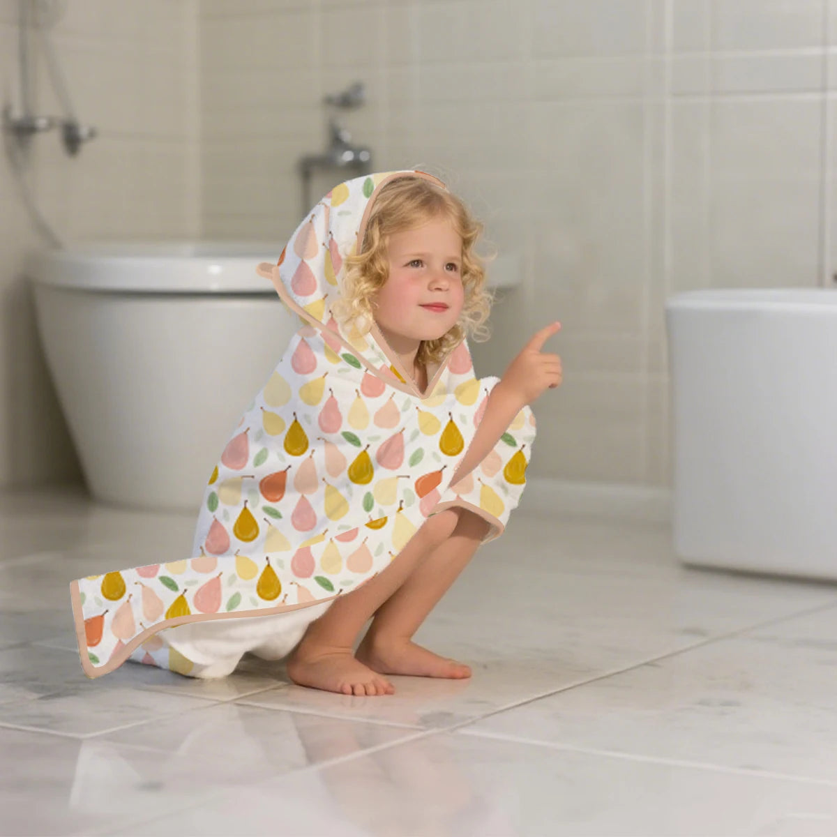 Peignoir enfant en coton 1