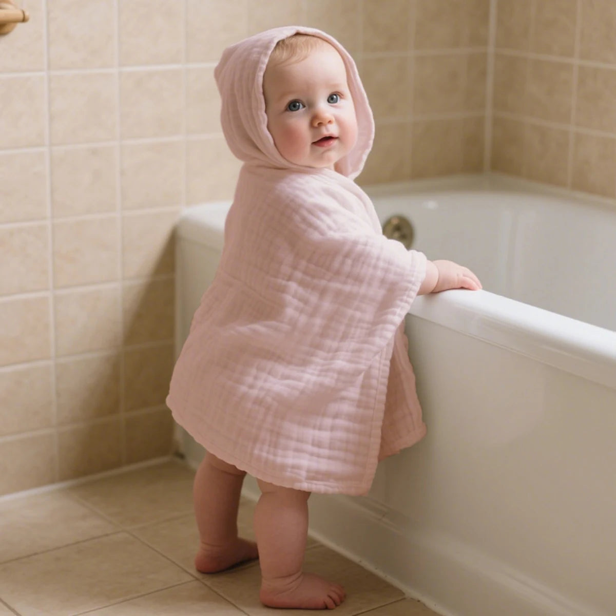 Peignoir enfant en coton 2