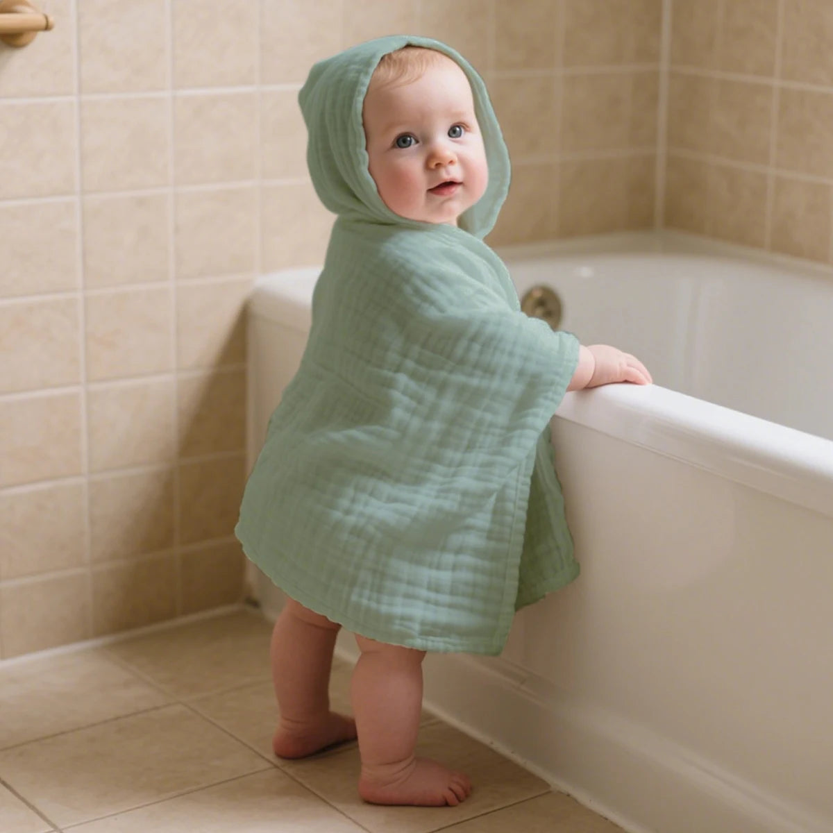 Peignoir enfant en coton 6