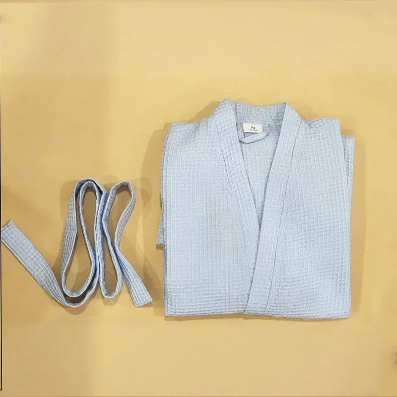 Peignoir enfant éponge bleu