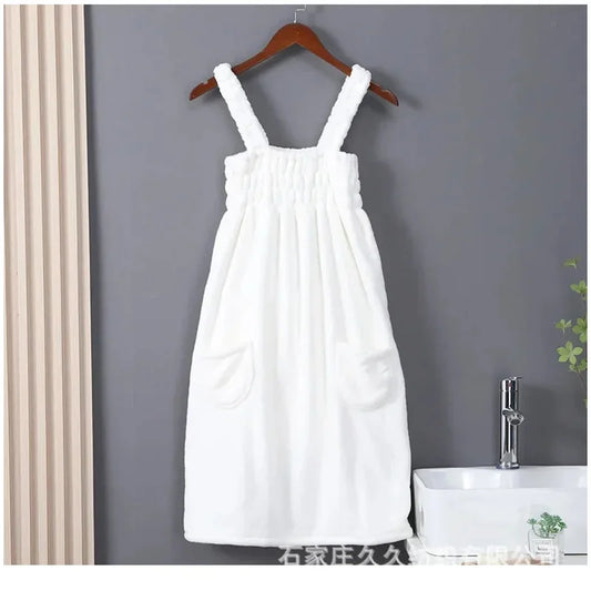 Peignoir hammam blanc