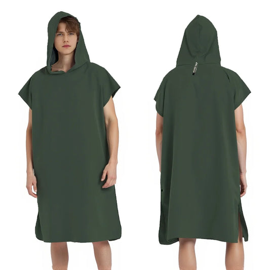 Peignoir homme piscine kaki