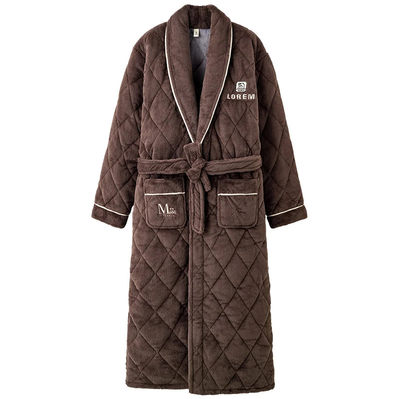 Peignoir homme velours 6