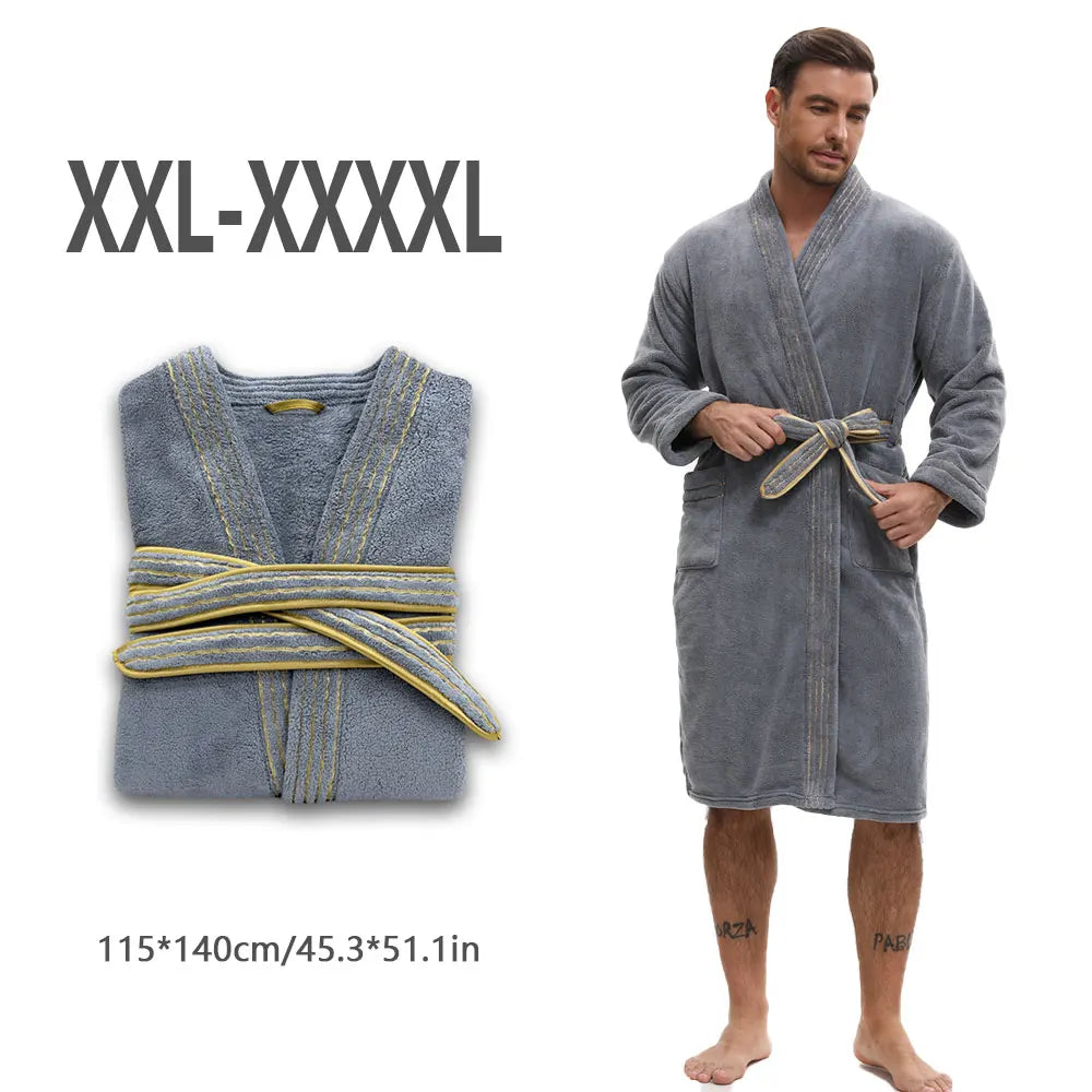 Peignoir prémium gris
