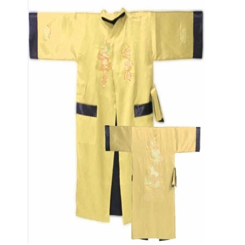 Peignoir spa luxe doré