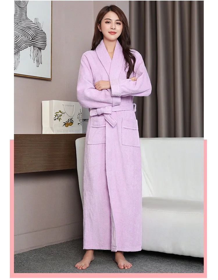 Peignoir thalasso violet