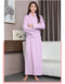 Peignoir thalasso violet