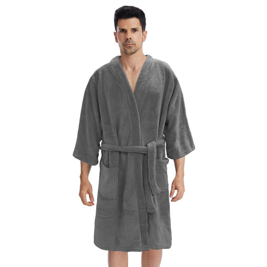 Peignoir thalassothérapie gris