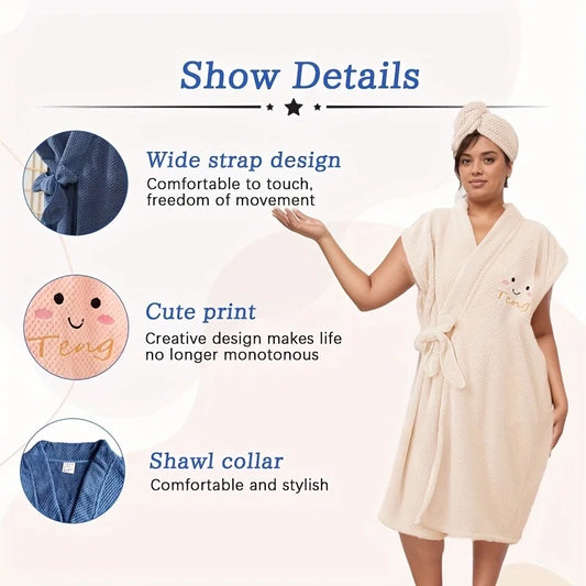 Peignoir femme absorbant