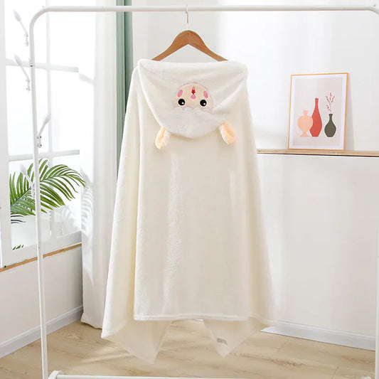 Peignoir bébé doux