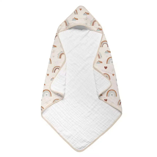 Peignoir bébé éponge