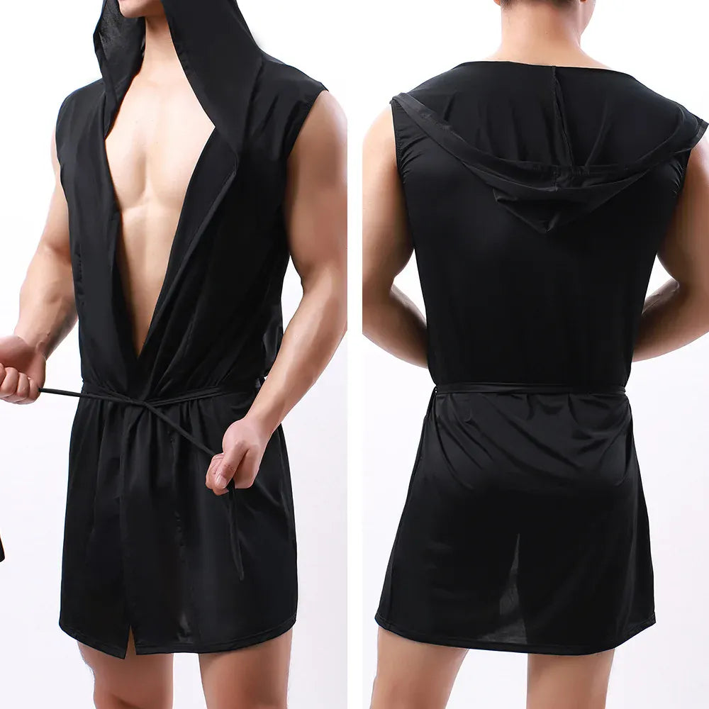 Peignoir court homme