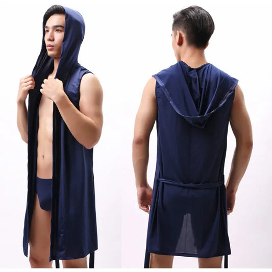 Peignoir court homme