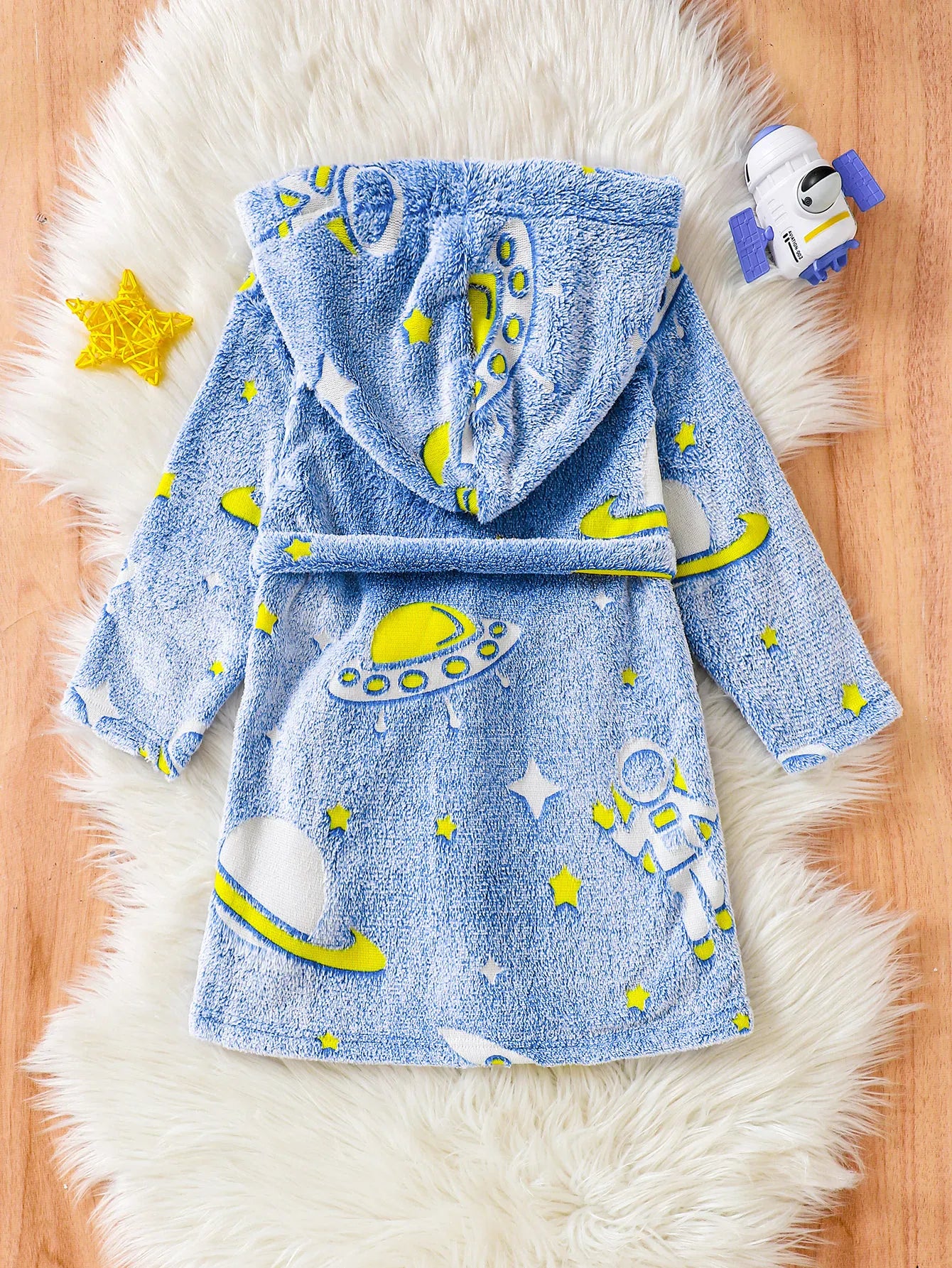 Peignoir enfant à capuche