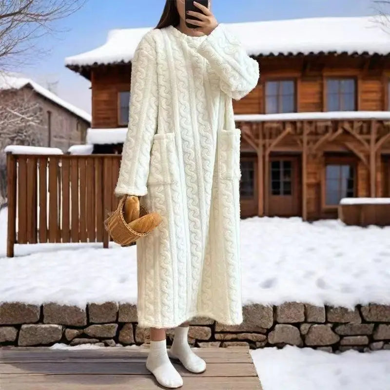 Peignoir femme hiver