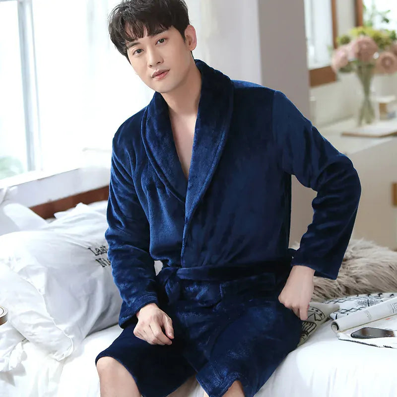 Peignoir homme coton